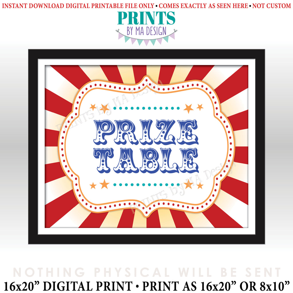Carnival Prize Table Sign, Carnival Party Prizes Sign, Circus, Birthda – PRINTSbyMAdesign carnival-prize-table-sign-carnival-party-prizes-sign-circus-birthda-printsbymadesign