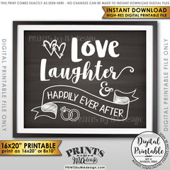 Wedding 013 - To Love Laughter & Happily Ever After - 16 oz