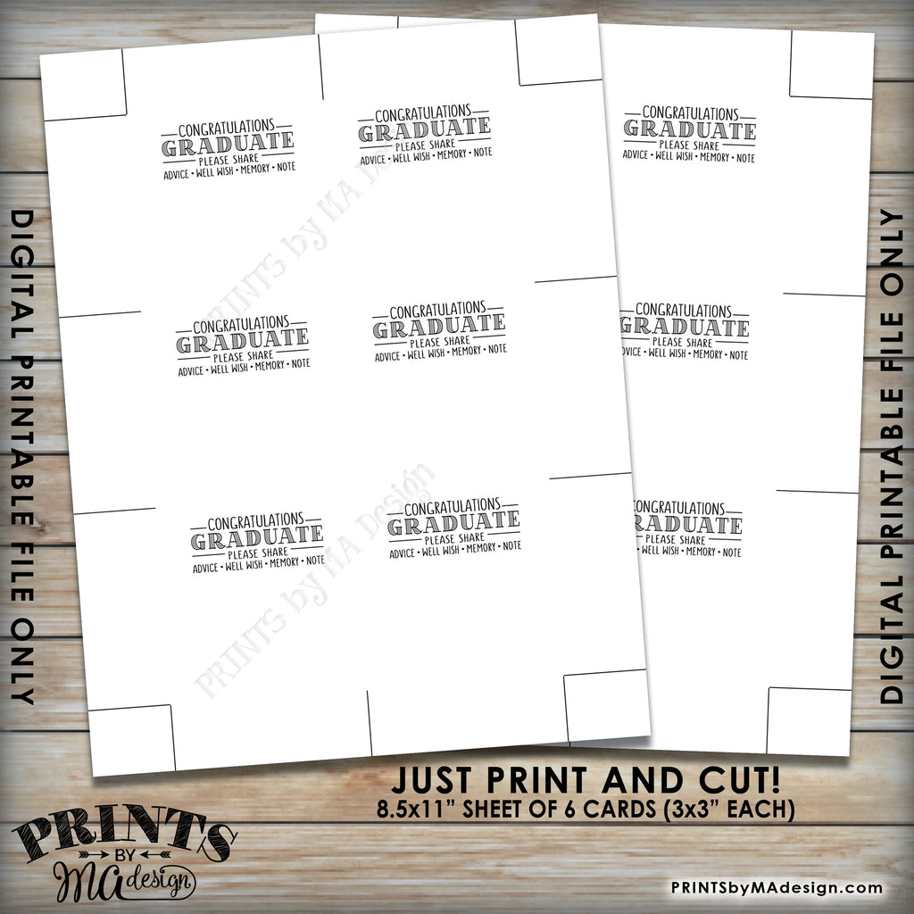 graduation-advice-cards-congratulations-graduate-memory-advice-wel-printsbymadesign for Free Printable Advice For The Graduate Printable Graduation Advice Cards, Congratulations Graduate, Memory, Advice, Wel – PRINTSbyMAdesign for Free Printable Advice For The Graduate Printable