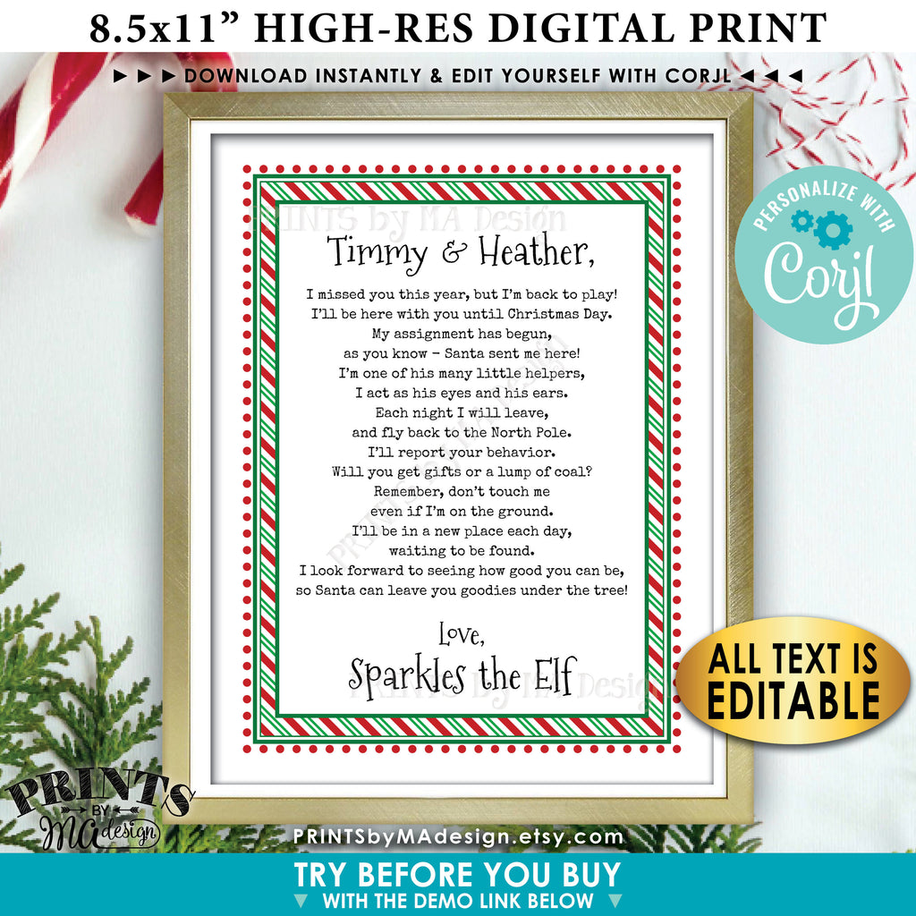 Christmas Elf is Back Letter, The Elf has Returned, I'm Back!, Elf Wel – PRINTSbyMAdesign christmas-elf-is-back-letter-the-elf-has-returned-i-m-back-elf-wel-printsbymadesign